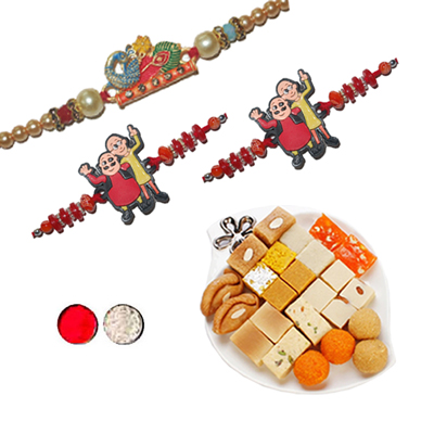 "Family Rakhis - code FH15 - Click here to View more details about this Product